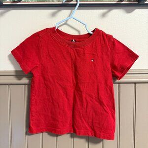 Tommy Hilfiger Short-Sleeve | 18M | Red Tee